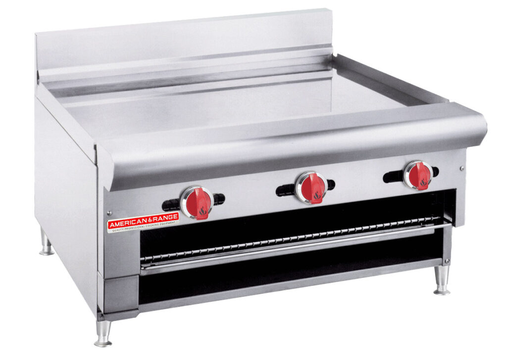 Chrome Griddles vs. Stainless Steel Griddles - American Range ARGB 36 griddle - Eleven36 Blog